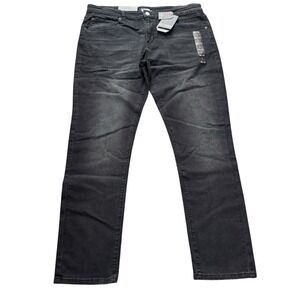 NWT Blu Rock Flex Jeans Straight‎ Leg Black 38x31